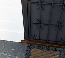 Rot has been cut out, replaced with timber and repainted